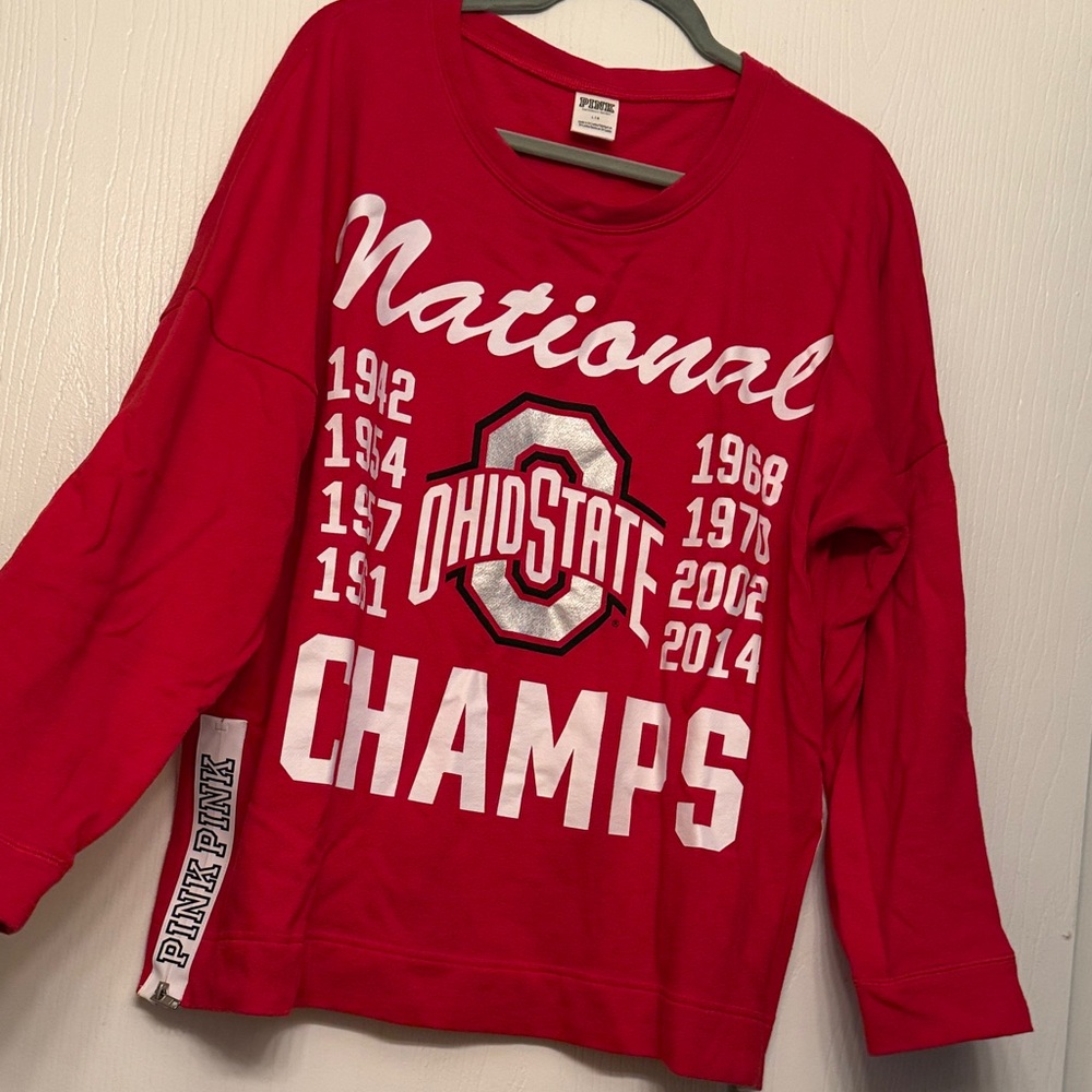 PINK Victoria's Secret OSU crewneck